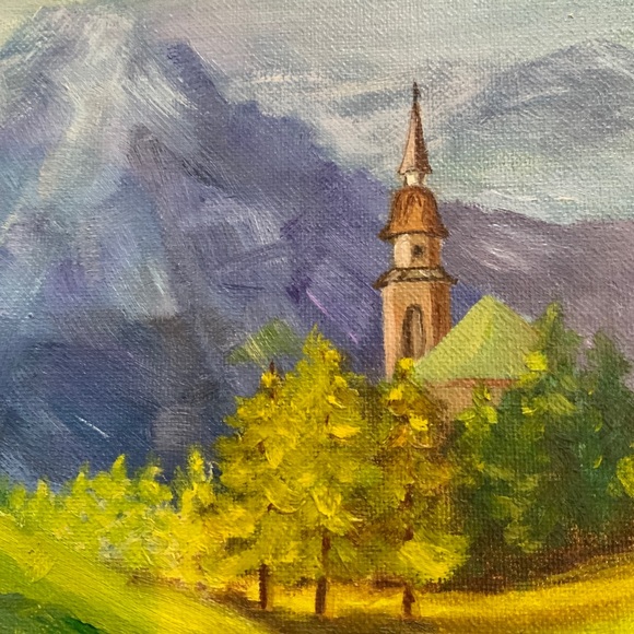 ✨SOLD✨Vintage Original Signed Oil Landscape Painting - Picture 5 of 7